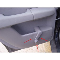 Passenger rear window winder