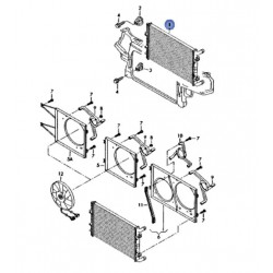 Radiator/ Fan/ Aircon Radiator Pack