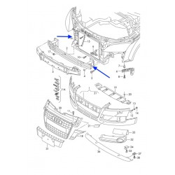 Audi TTS TT TFSI MK2 genuine front panel impact bar