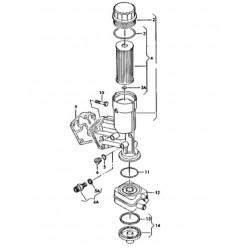 Oil filter housing