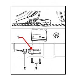 Lateral acceleration sensor