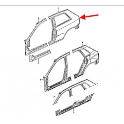 Passenger Side Quarter Panel (S3 - Black)	