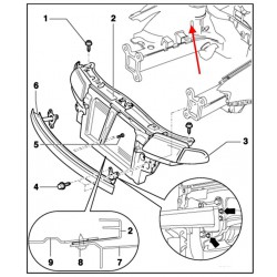 Nearside Chassis Leg (S3 - Black)