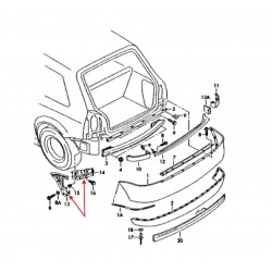 Rear Bumper Support brackets (S3 - facelift)