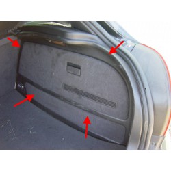 Boot interior driver trim (S3 -  facelift)