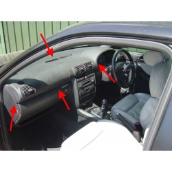 Dashboard with passenger airbag (S3 - facelift)