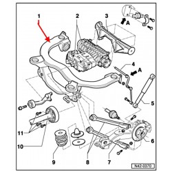 Subframe diff carrier (S3 - facelift)