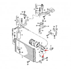 Aircon Pipe (pump to radiator) (S3 - BAM)	