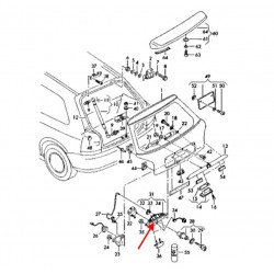 Bootlid lock mechanism (S3 - facelift)