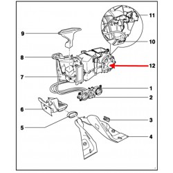 Heater fan motor (S3 - facelift)