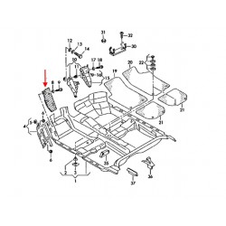 Foot rest (S3 - facelift)