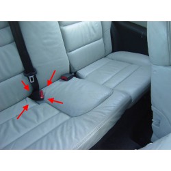 Seatbelt buckle driver rear seat (S3 - facelift)	