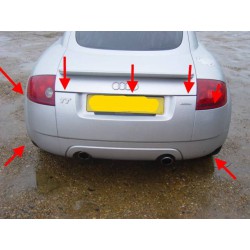 Rear Bumper (TT - Silver)